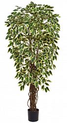 Ficus Liana Variegated Flame Retardant Artificial Tree Plant - citiplants.com