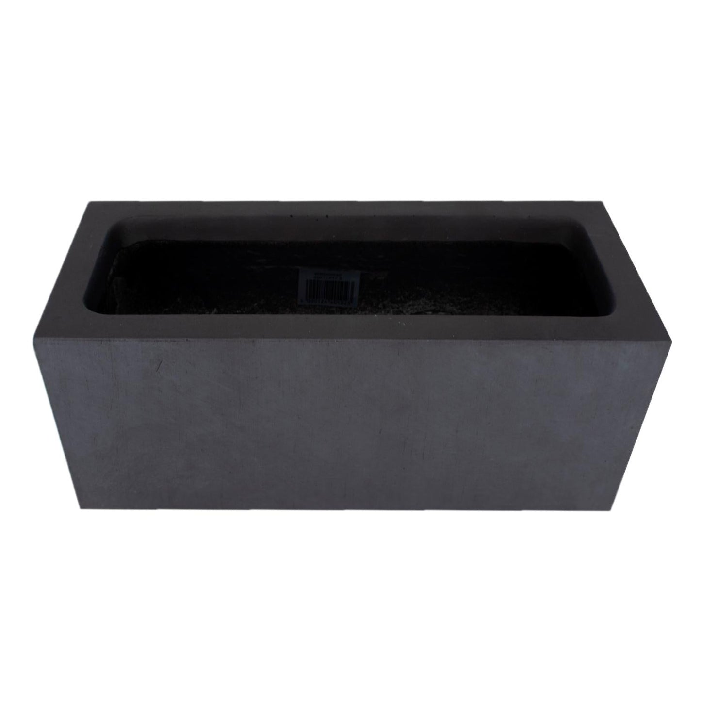 Window Box Light Concrete Black Planter by IDEALIST Lite L40 W17 H17.5 cm, 12L - citiplants.com