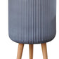 Ribbed Cylinder Indoor Planter on Legs by Idealist Lite - citiplants.com
