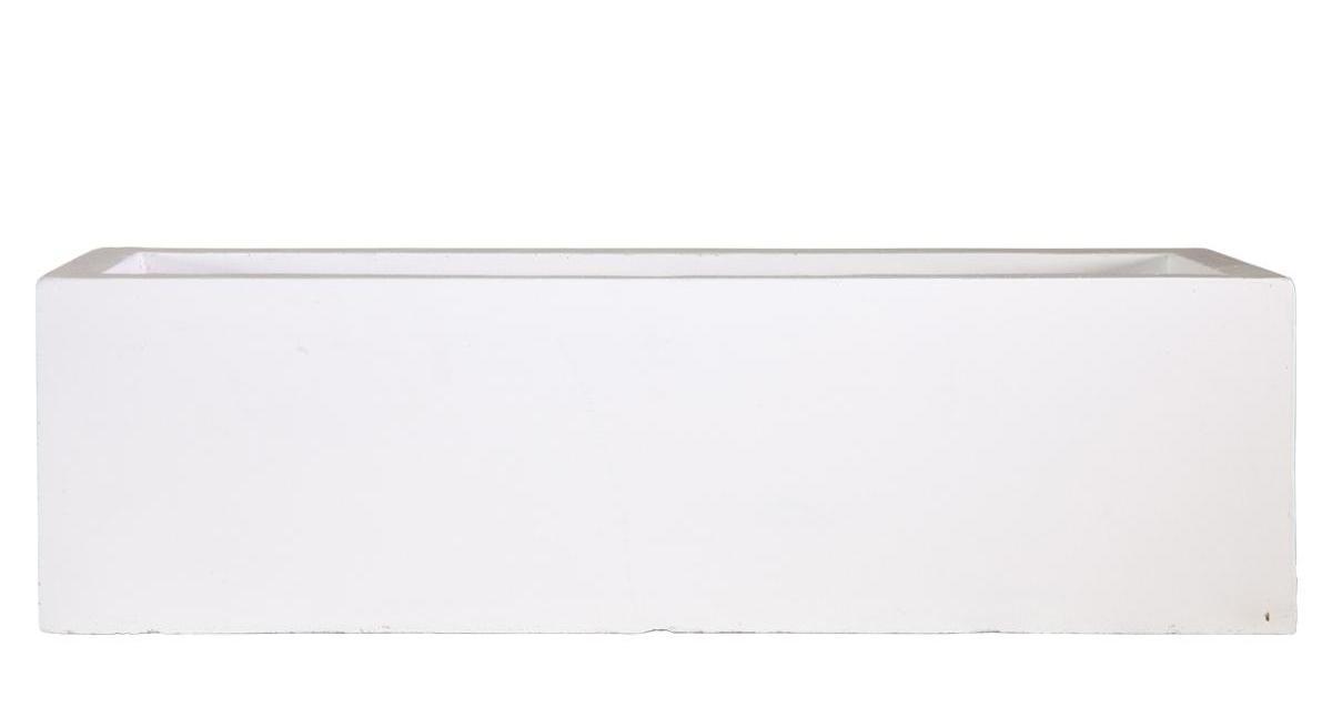 Window Box Light Concrete White Planter by IDEALIST Lite L60 W17 H17.5 cm, 18L - citiplants.com