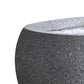Textured Concrete Effect Grey Bowl Outdoor Planter by Idealist Lite D30 H14 cm, 9.9L - citiplants.com