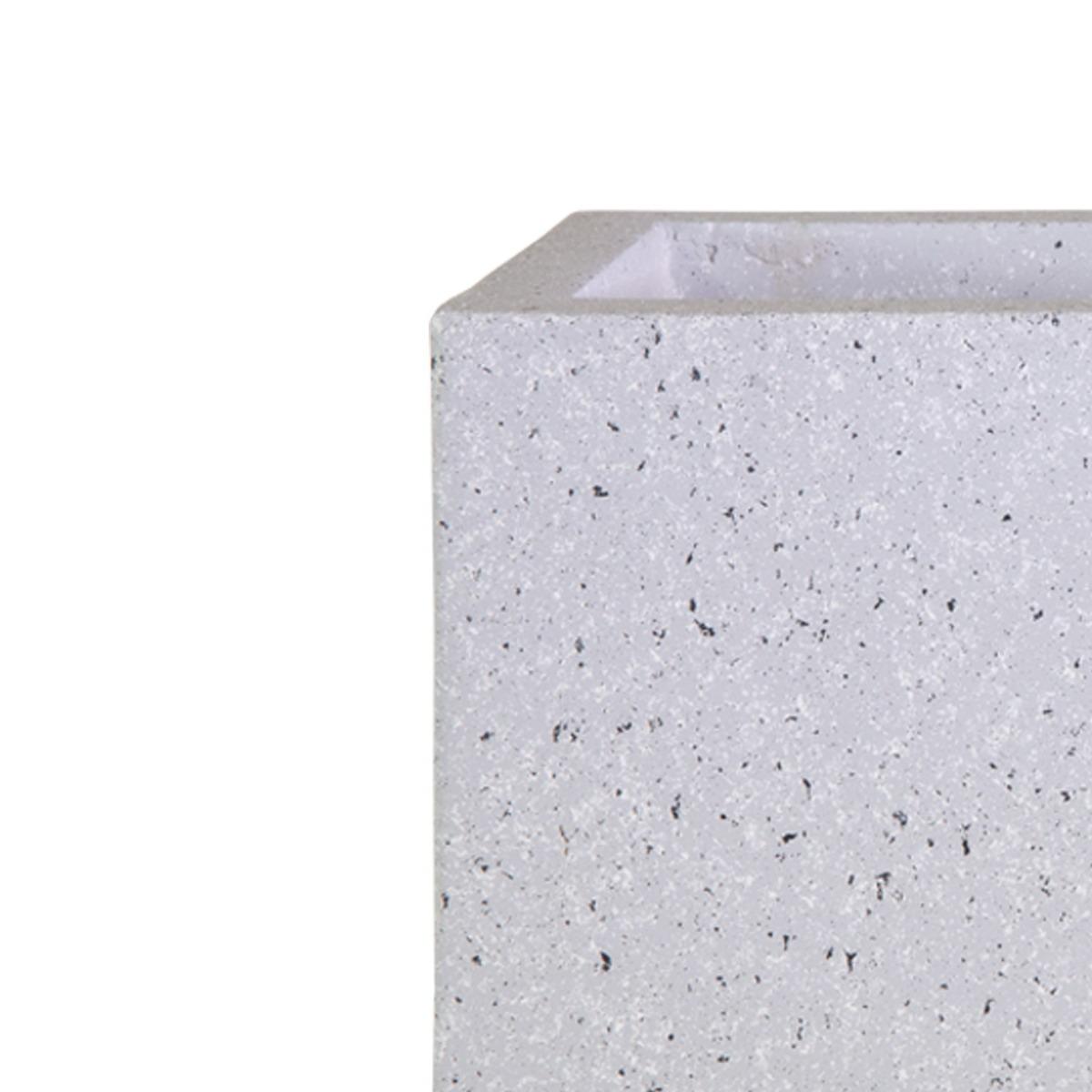 Window Box Light Concrete Grey Marble Planter by IDEALIST Lite L40 W17 H17.5 cm, 12L - citiplants.com