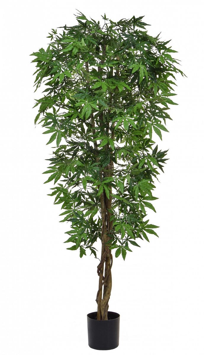 Maple Japanese Green Flame Retardant Artificial Tree Plant - citiplants.com