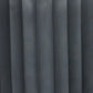 Modern Ribbed Black Cylinder Round Indoor Planter on Legs by Idealist Lite D24 H32 cm, 7.6L - citiplants.com